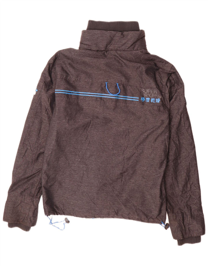 Superdry Mens Windattacker Windbreaker Jacket UK 36 Mala siva najlonska