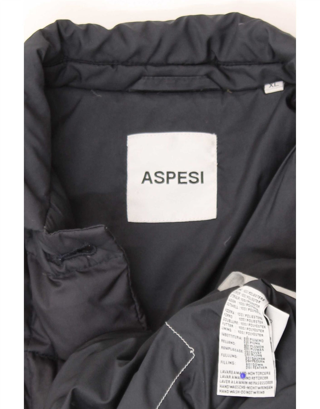 Aspesi ženska podstavljena jakna UK 18 XL tamnoplava