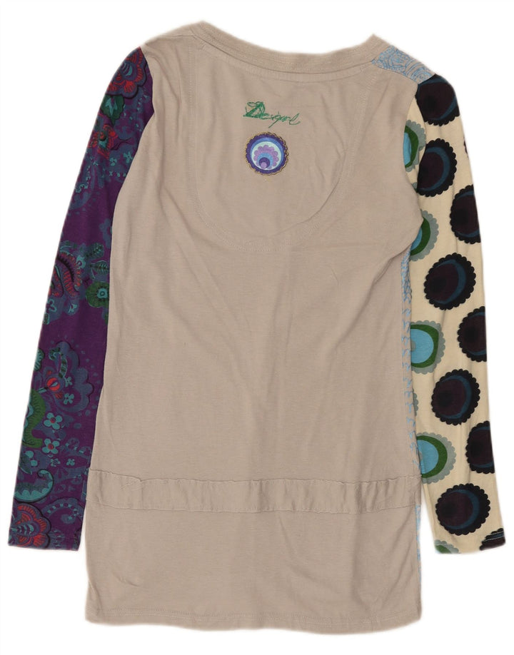 Desigual ženska top tunika s apstraktnim uzorkom UK 6 XS Višebojna