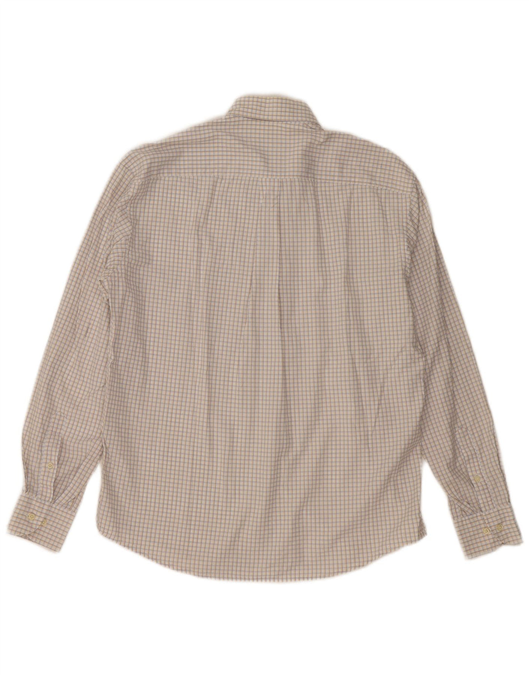 Sergio Tacchini velika muška košulja od gingham boje bež boje