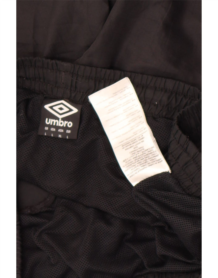 Umbro muške sportske kratke hlače veliki crni poliester u boji