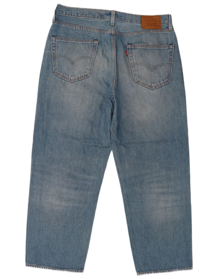 Levi's muške skraćene široke traperice W32 L26 plavi pamuk