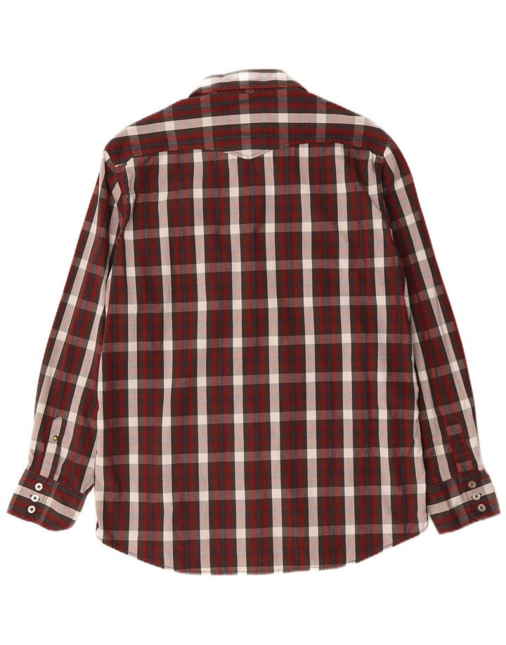 Jack & Jones muška košulja veliki bordo karirani pamuk