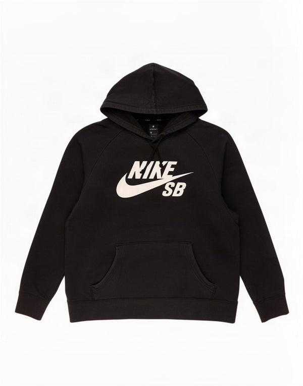 Nike muška majica s kapuljačom, veliki crni pamuk