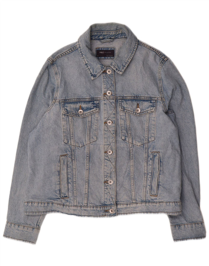 Marks & Spencer ženska traper jakna UK 18 XL plavi pamuk