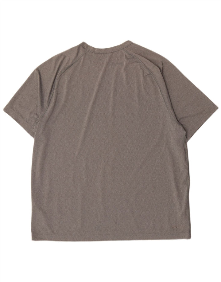 Nike Dri Fit majica kratkih rukava, veliki sivi poliester