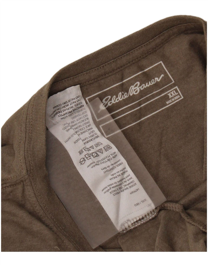 EDDIE BAUER Muška majica kratkih rukava 2XL sivi pamuk