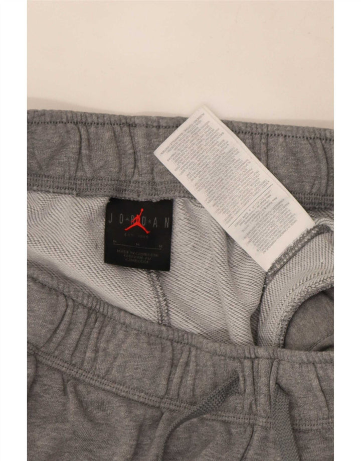 Jordan muške trenirke Hlače Joggers srednje sivi pamuk