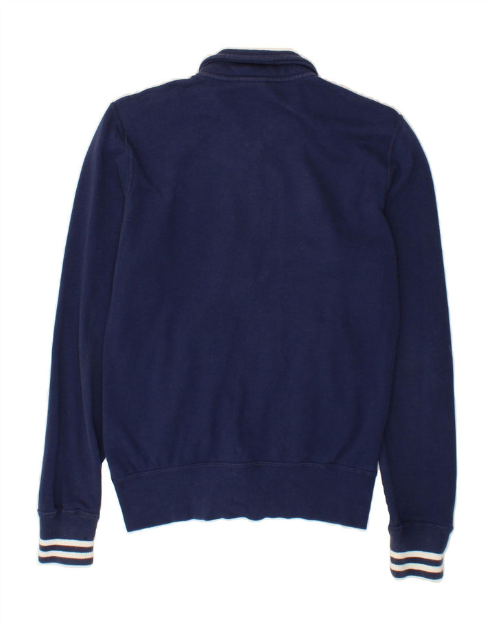 NIKE Womens Tracksuit Top Jacket UK 10 Small Navy Blue Cotton Vintage Nike and Second-Hand Nike from Messina Hembry 