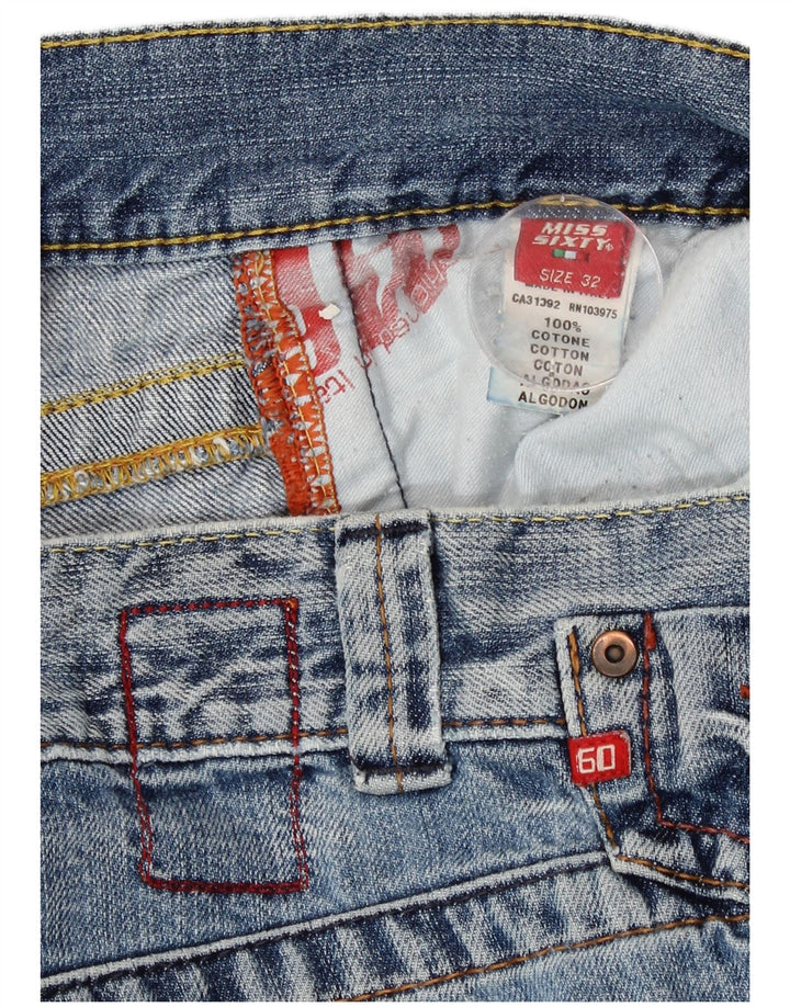 Miss Sixty Ženske Perkinks široke traperice W32 L31 Plavi pamuk