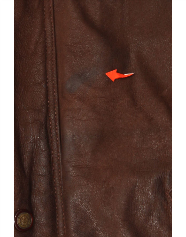 Vali Collection Muška kožna jakna UK 40 Large Brown Leather