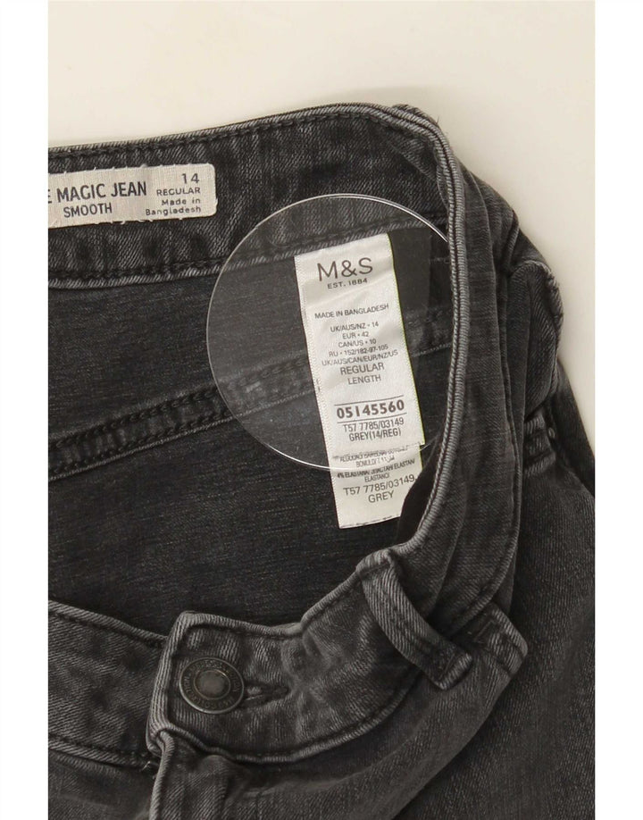 Marks & Spencer ženske The Magic Slim Jeans UK 14 srednje W30 L28 sive