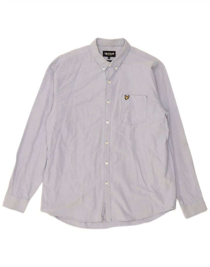 Lyle & Scott muška uska košulja XL plava