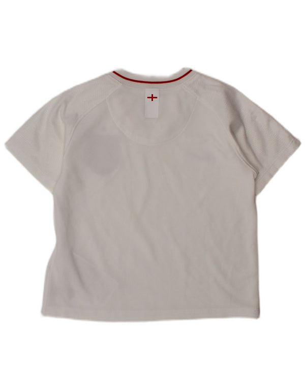 NIKE Baby Boys England T-Shirt Top 12-18 mjeseci bijeli poliester