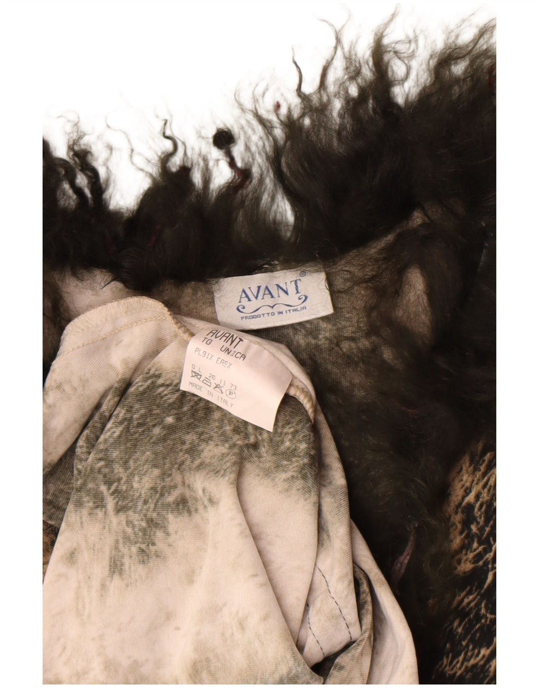 Avant ženska majica dugih rukava UK 6 XS smeđi poliester sa životinjskim printom