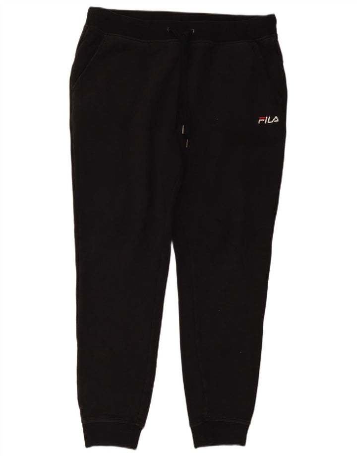 Fila Muška trenirka Hlače Joggers Large Black Pamuk