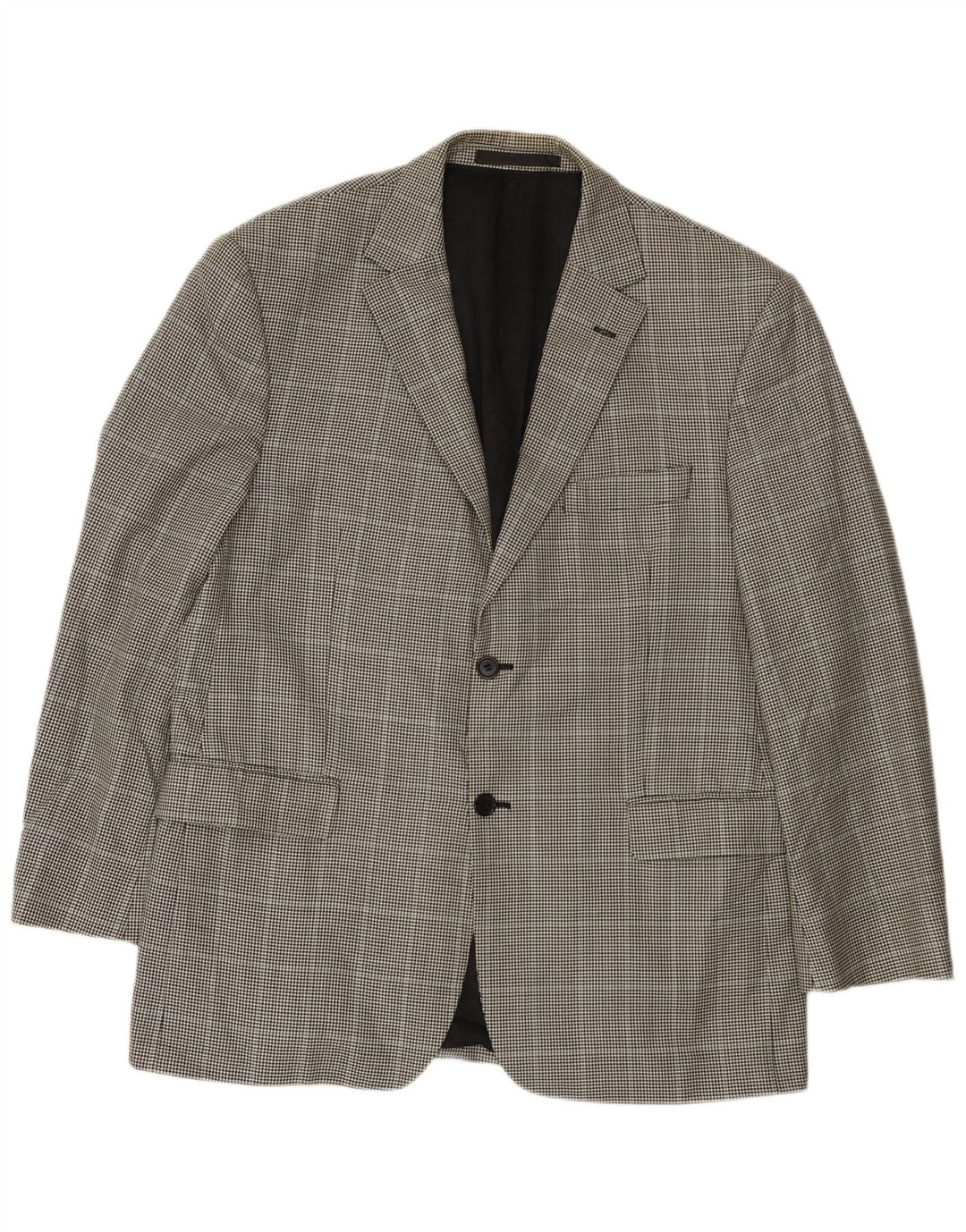 Marks & Spencer muška jakna sa 2 gumba UK 42 velika crna houndstooth