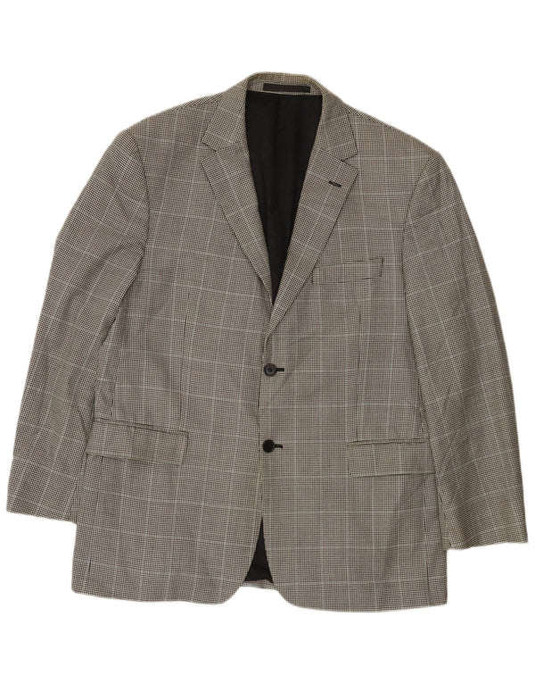Marks & Spencer muška jakna sa 2 gumba UK 42 velika crna houndstooth