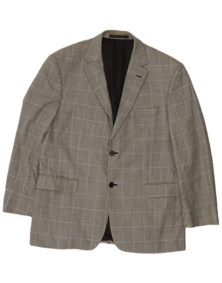 Marks & Spencer muška jakna sa 2 gumba UK 42 velika crna houndstooth