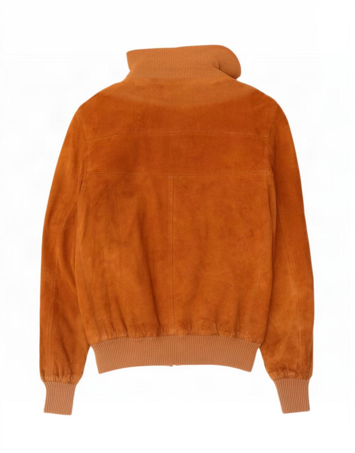 Vintage muška bomber jakna od brušene kože UK 36 Mala smeđa