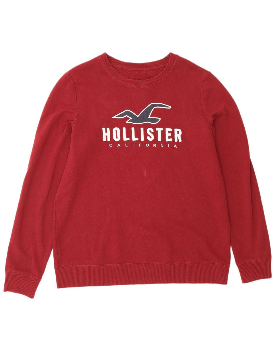 HOLLISTER Muška trenirka s grafičkim motivima, veliki, tamnocrveni pamuk