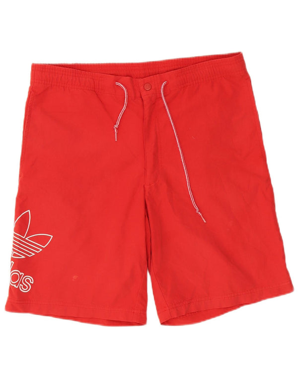 Adidas muške kratke hlače s grafičkim motivima, male W29, crveni pamuk