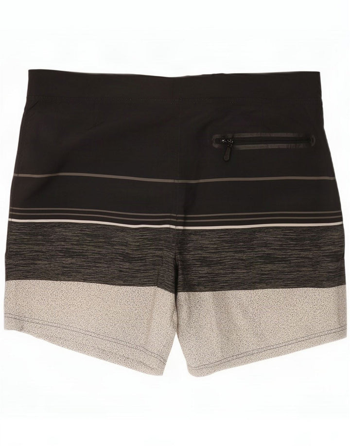 Crivit Mens Swimming Shorts XL Black Colourblock