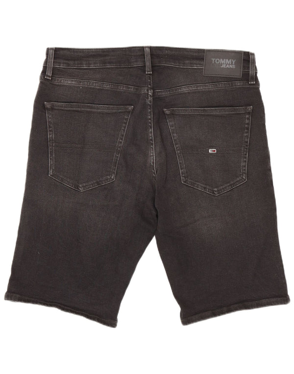 Tommy Jeans Muške traper kratke hlače W34 Veliki crni pamuk