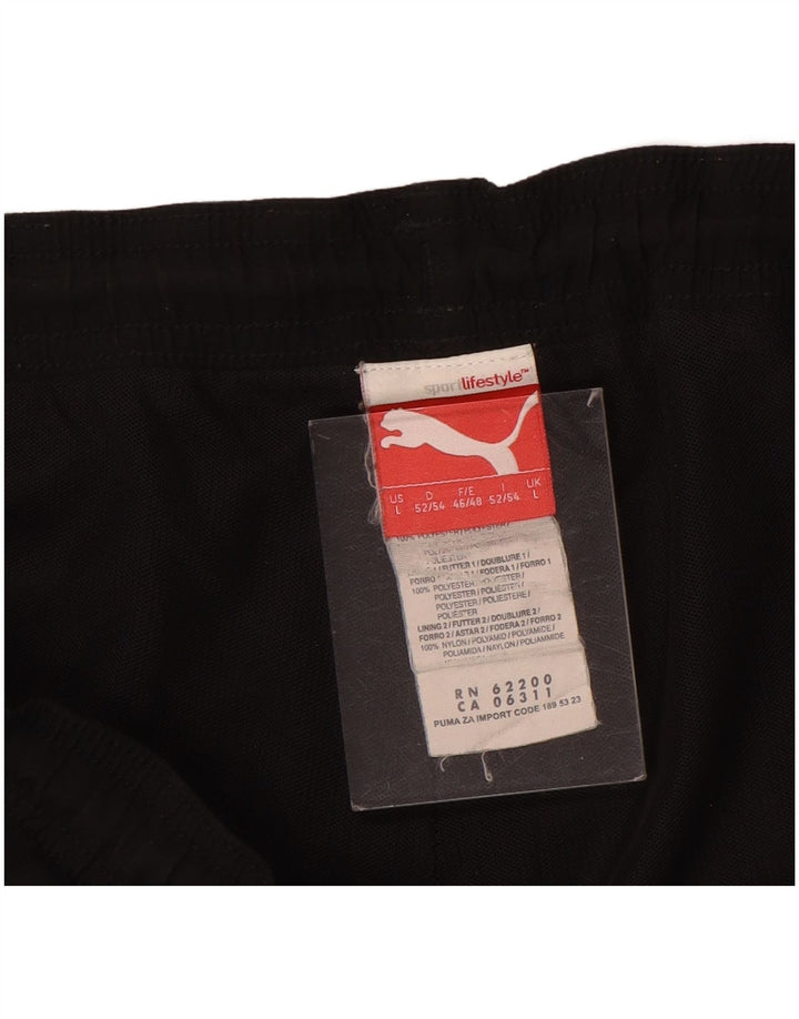 PUMA Muška trenirka Hlače Joggers Veliki crni poliester