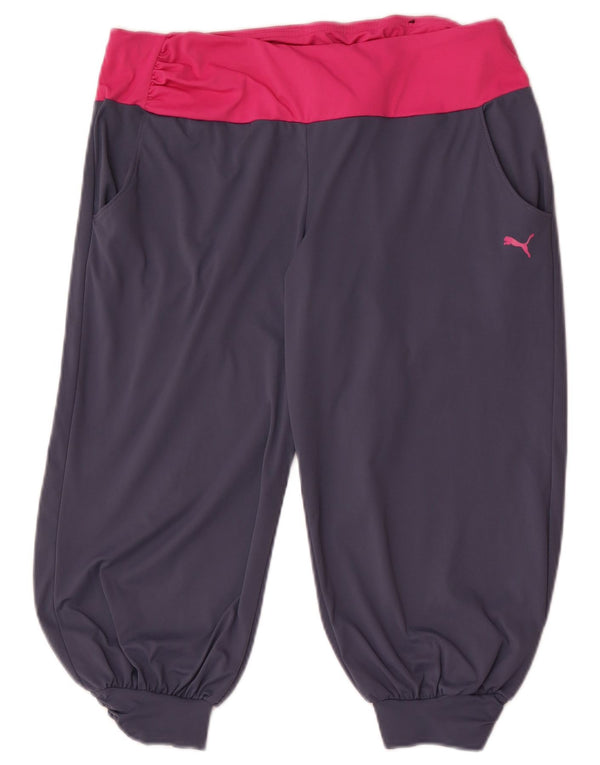 Puma ženske sportske kratke hlače Bermuda UK 14 Large Grey Colourblock Sports