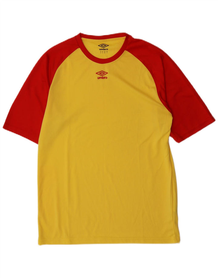 Umbro muška majica kratkih rukava XL žuti poliester u boji