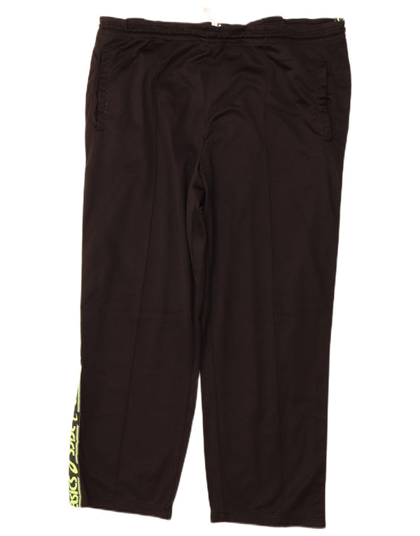 ASICS Mens Graphic Tracksuit Trousers 2XL  Black