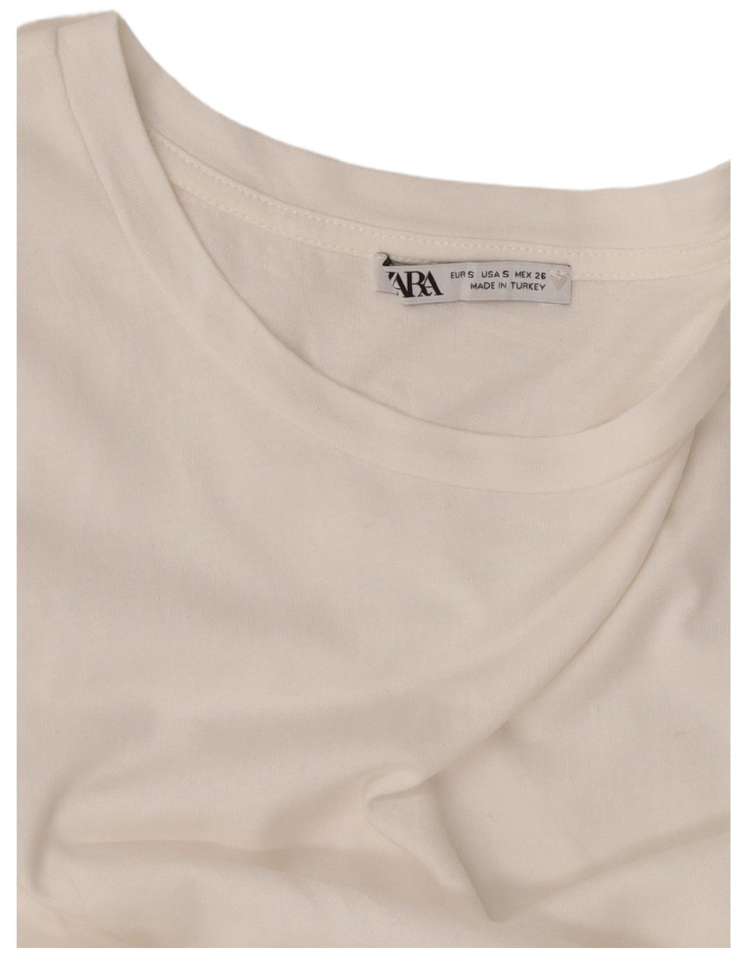 Zara ženski gornji dio kratke bluze UK 10 Small White