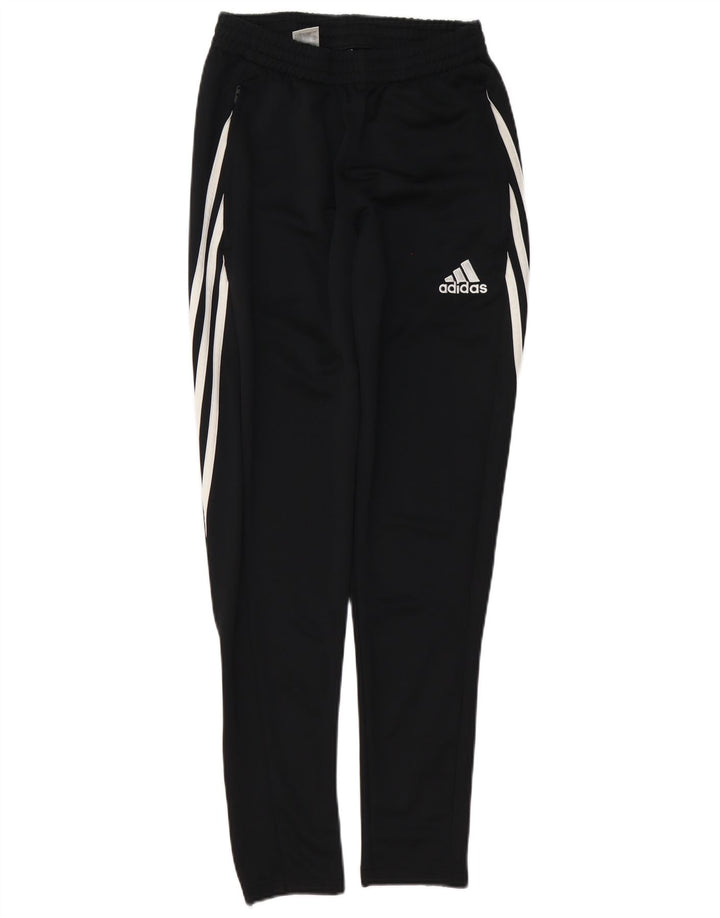 Adidas muške trenirke Climalite male crne poliesterske hlače