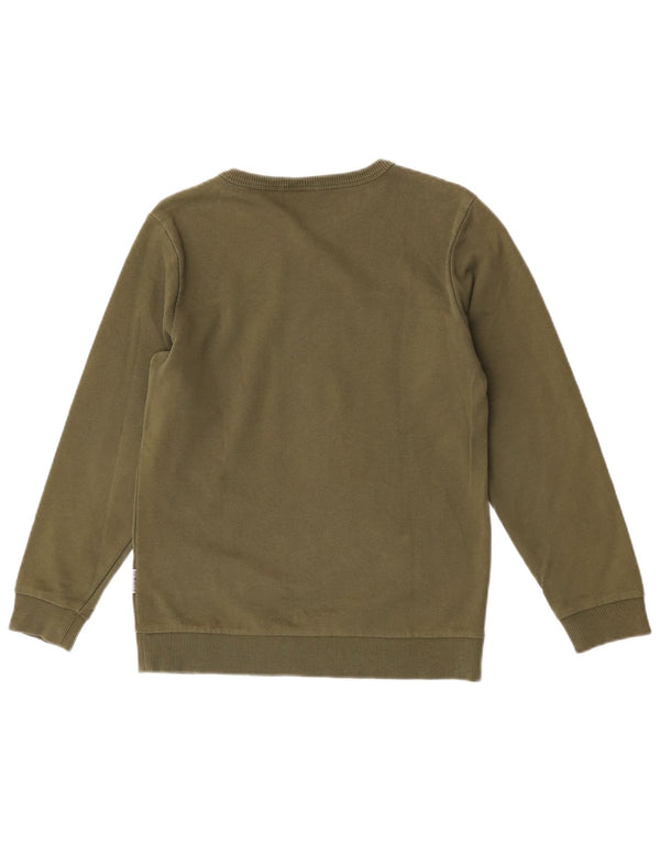 Napapijri Boys Geographic Sweatshirt džemper 11-12 godina kaki boja