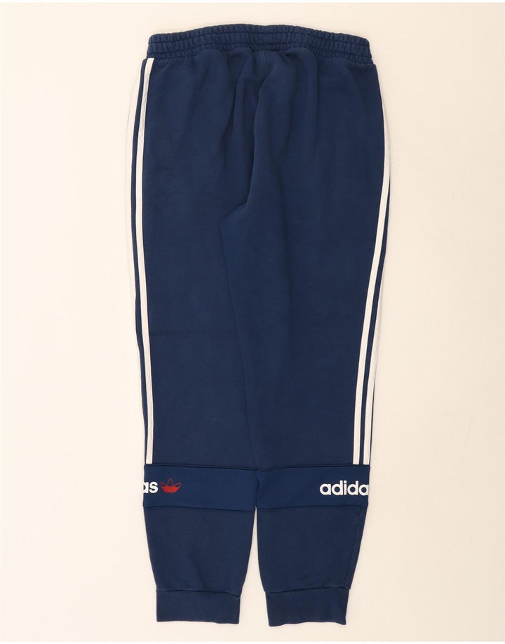 Adidas muške trenirke s grafičkim motivima, srednje tamnoplave hlače