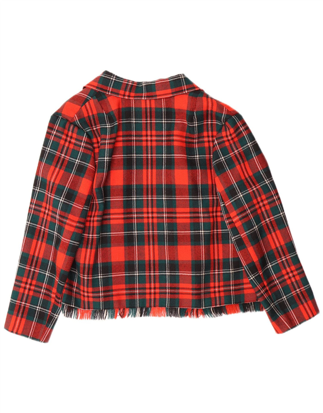 VINTAGE dvodijelni ženski set suknji EU 42 velika W28 L23 crvena karirana vuna