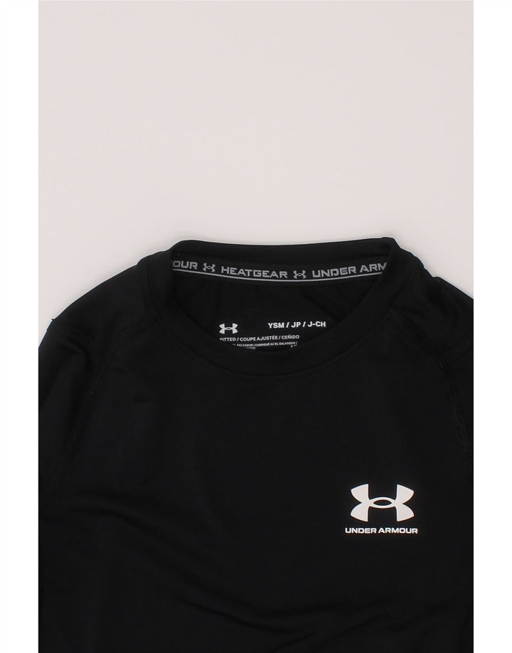 Dječja majica Under Armour dugih rukava 6-7 godina, mala crna