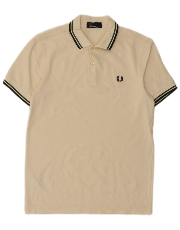 Fred Perry muška polo majica Mala bijela pamučna