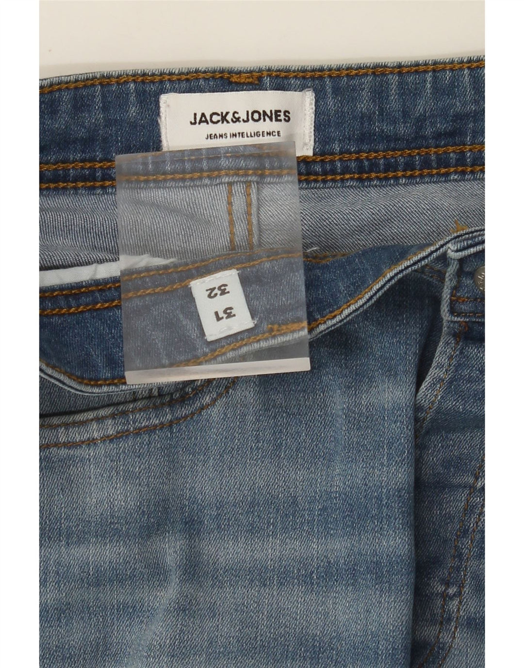 JACK & JONES Muške ravne traperice W31 L32 Plavi pamuk