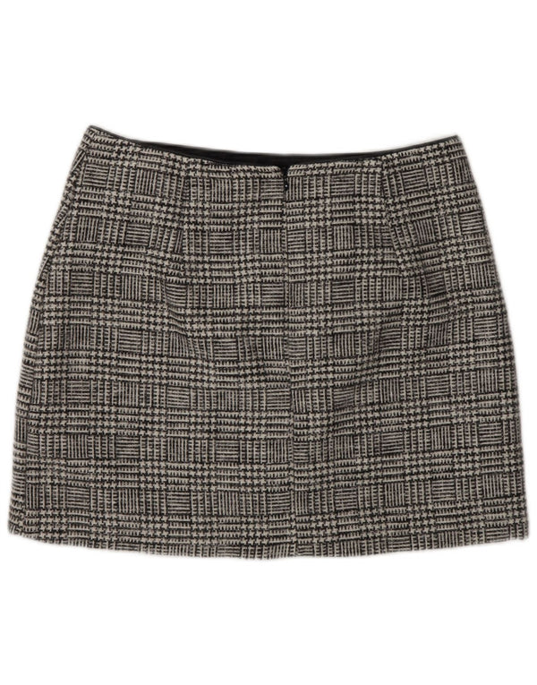 Oasis ženska mini suknja UK 14 Large W32 Grey Houndstooth