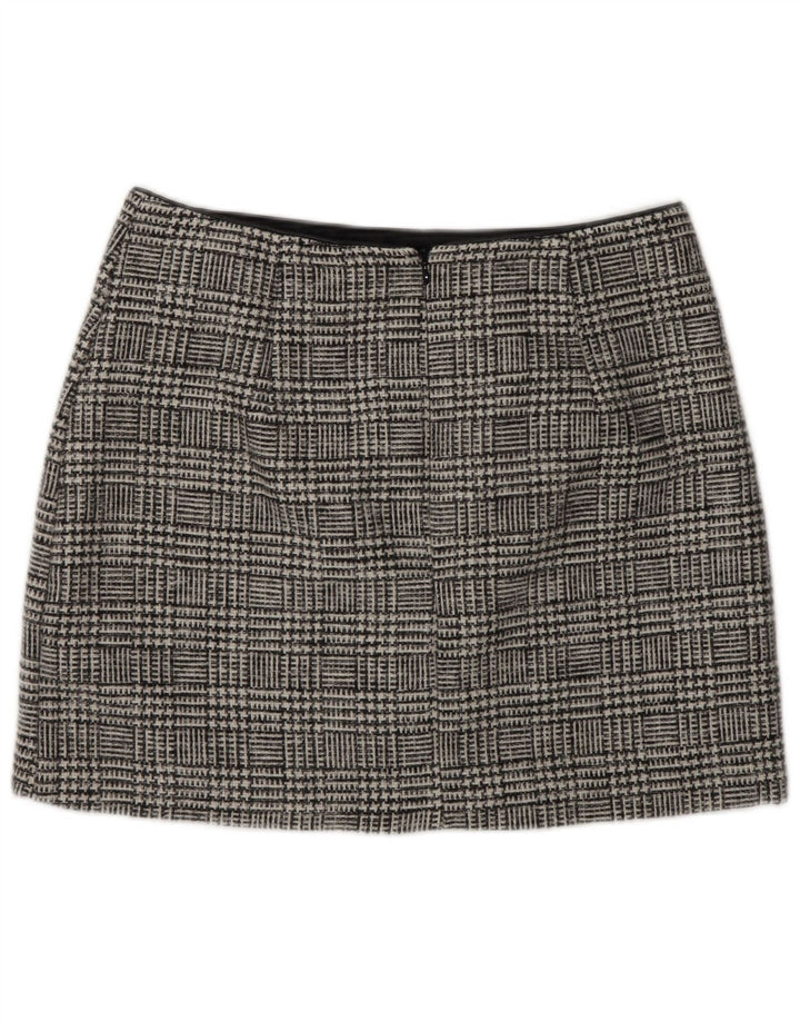 Oasis ženska mini suknja UK 14 Large W32 Grey Houndstooth