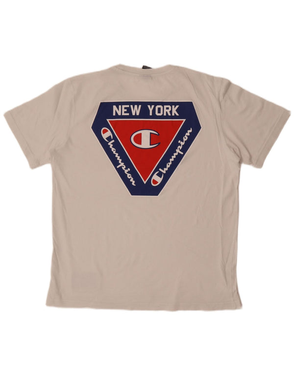 Muška majica kratkih rukava New York Graphic XL Bijela