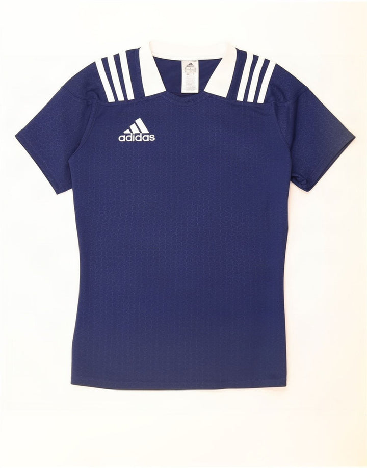 Adidas muška majica kratkih rukava Srednji tamnoplavi poliester