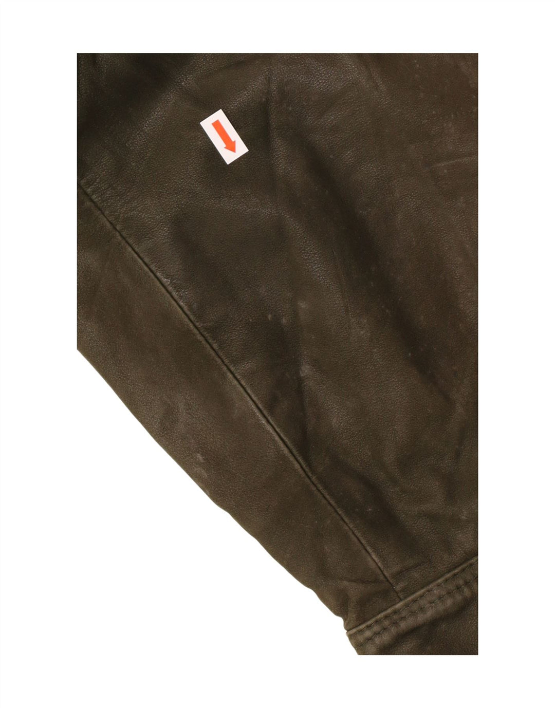 Vintage muška kožna jakna IT 52 XL kaki koža