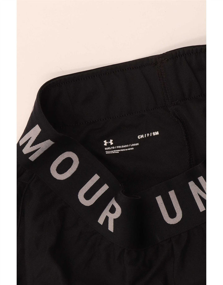 Under Armour, male crne muške sportske kratke hlače s grafikom