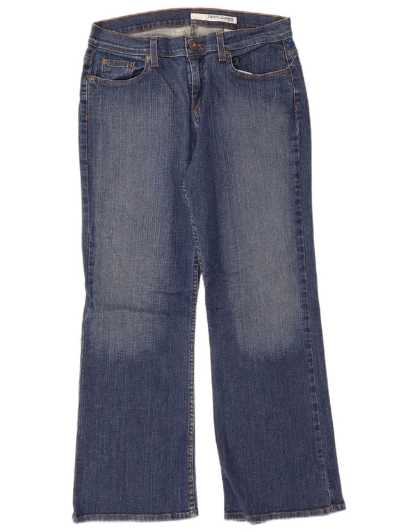 DKNY Ženske Petites Bootcut Jeans US 10 Large W30 L26 Plavi pamuk