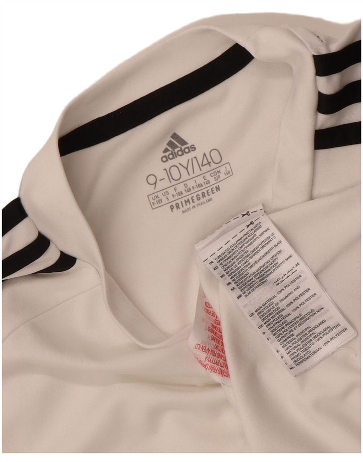Adidas Boys Aeroready majica kratkih rukava za 9-10 godina, bijeli poliester