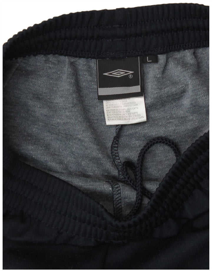 Umbro muške trenirke Hlače Joggers Large tamnoplavi poliester