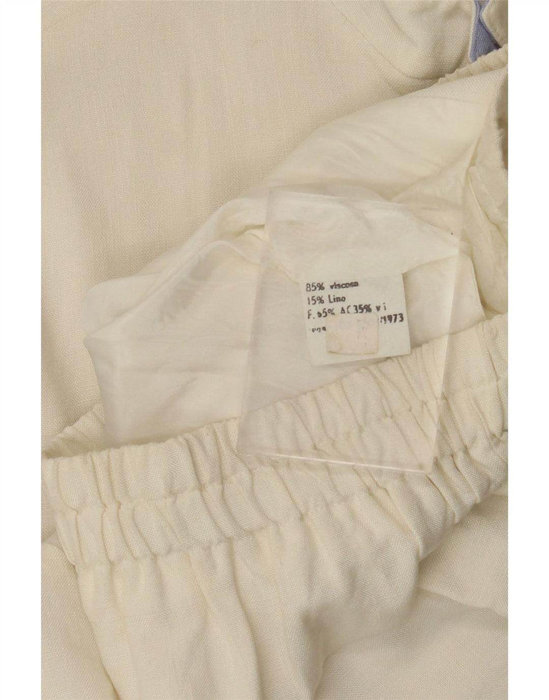 VINTAGE ženska bomber jakna UK 12 srednje bijele boje od viskoze